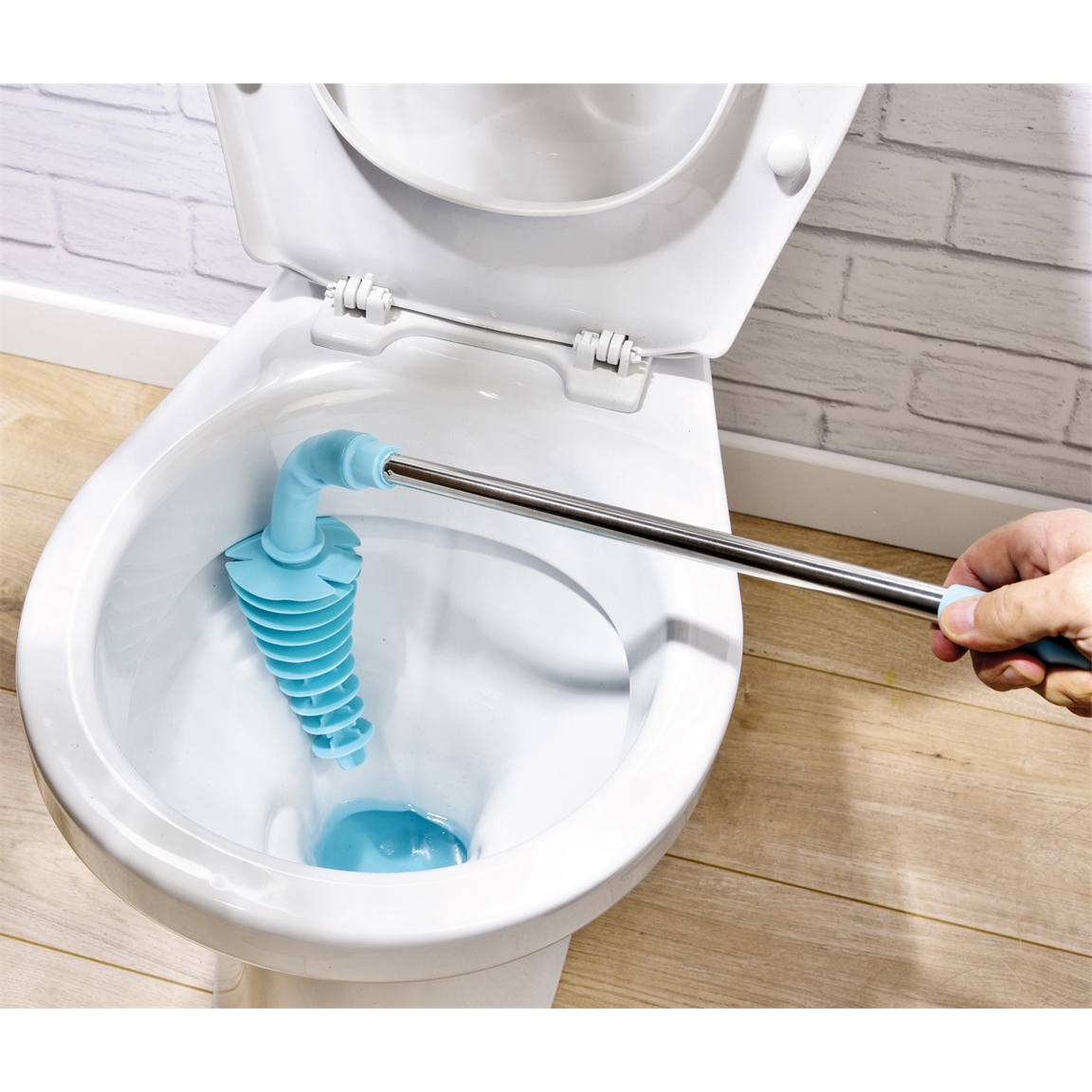 TeeDoo Flexible Toilettenbürste aus Brosse De Toilette, Brosse WC e