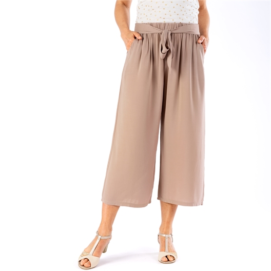 Pantacourt Marine ou Beige