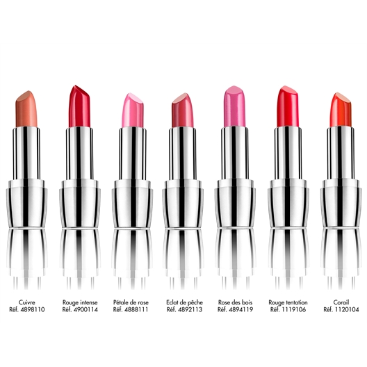 Rouge à lèvres : divers coloris