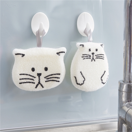 Lot de 2 éponges grattantes chat