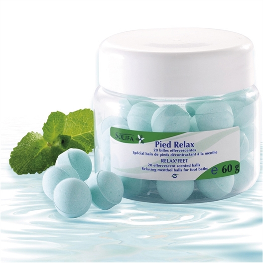 Billes pied relax menthe ou lavande