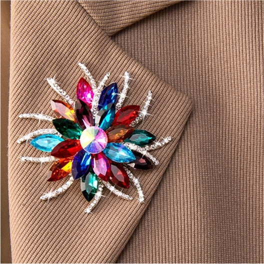 Broche "fleur" magnétique