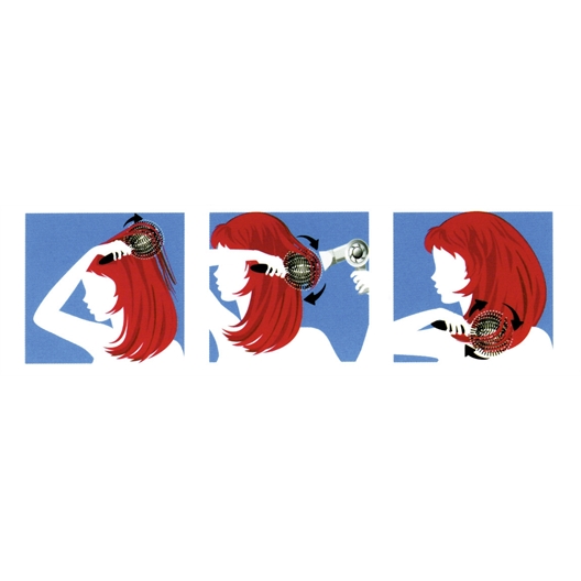 Brosse cheveux boule