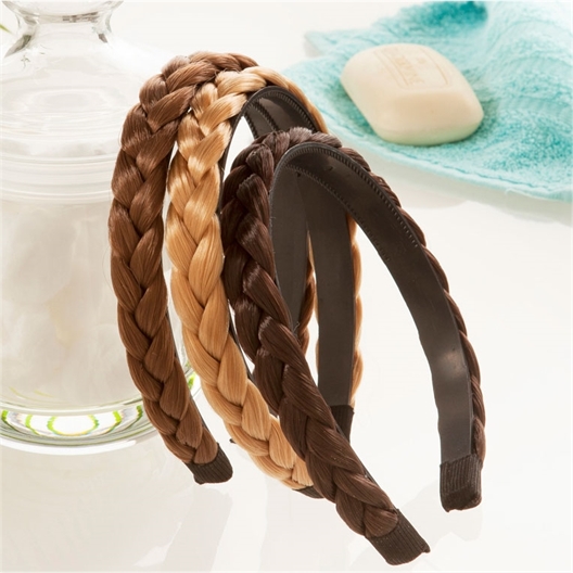 Serre-tête Natte, 4 coloris