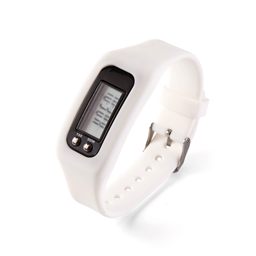 Montre podomètre silicone
