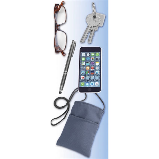 Pochette tour de cou unie