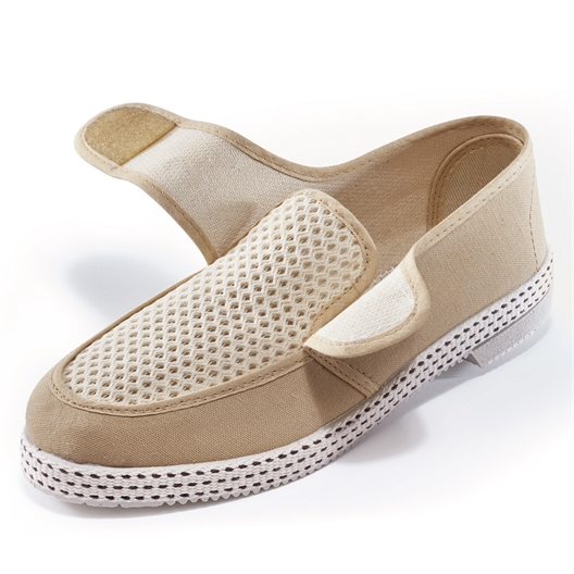 Chaussures canvas homme marines ou beiges