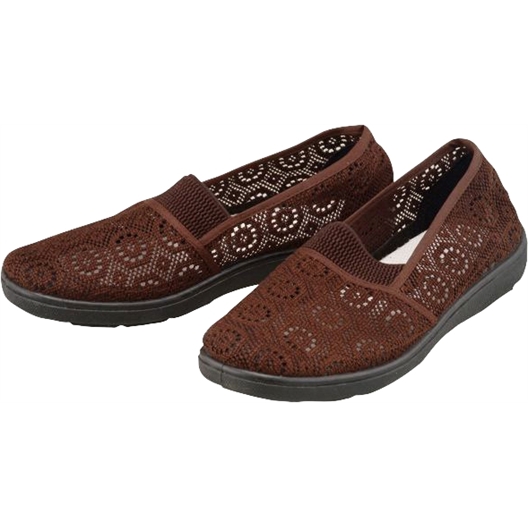 Trotteurs ajourés Tess beige ou marron