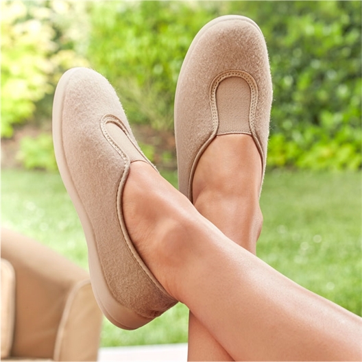 Ballerines polaires : Bordeaux ou Beige