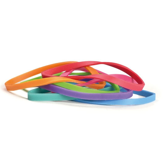 130 élastiques arc-en-ciel