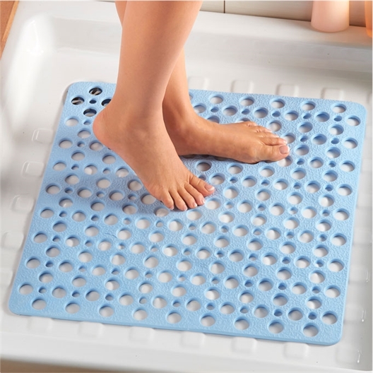 Tapis massage bleu ou corail - Baignoire ou Douche