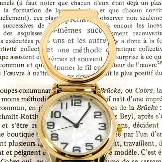 Montre loupe x3