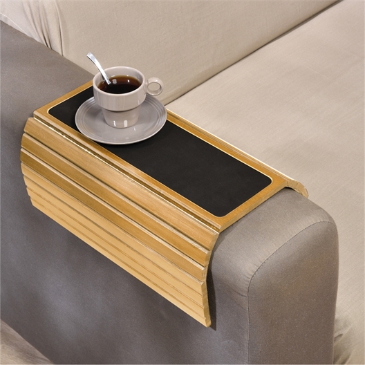 Plateau de fauteuil bambou