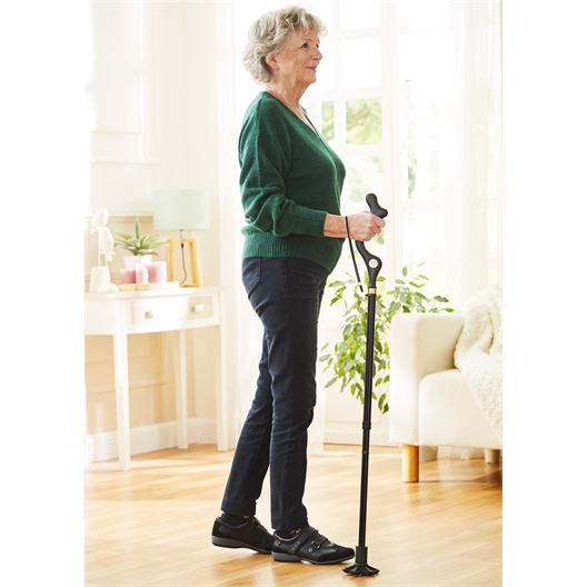 Canne poignée posture