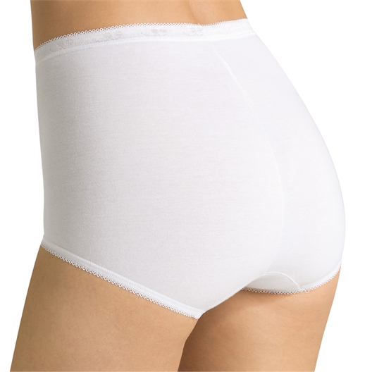 Sloggi slip Basic+ Tai Cotton blanc (3+1 gratuit) - lot de 4 slips