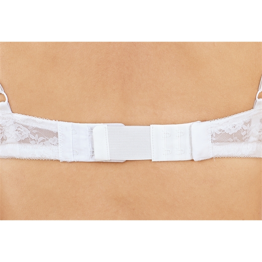 Lot de 2 extensions de soutien-gorge à 2 ou 3 crochets : blanc, beige ou noir