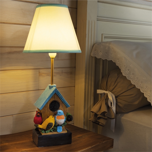 Lampe cabane oiseaux