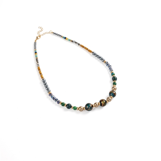 Collier Fantaisie Argenté Mi-long - Neuf Avec étiquettes Et Emballage D'origine - Idéal Pour Un Cadeau Ou Une Soirée