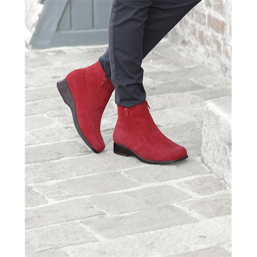 Bottines Louise Pédilège : Rouge, Noir ou Beige