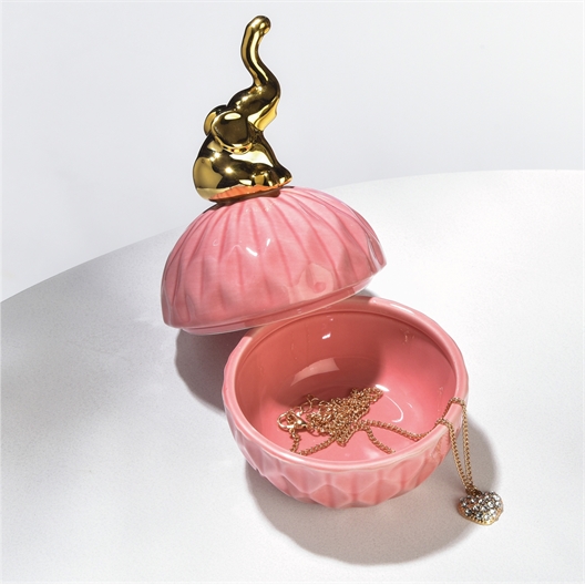 Boîte éléphant range bijoux
