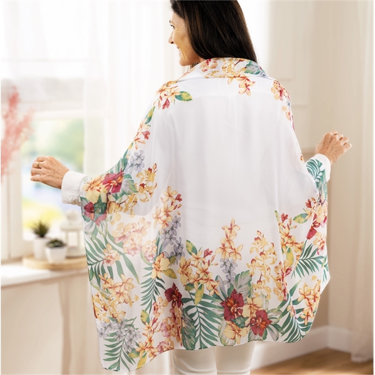 Foulard Lilo & Stitch 'Tropical' Multicolore Pour Femme - 100% Polyester