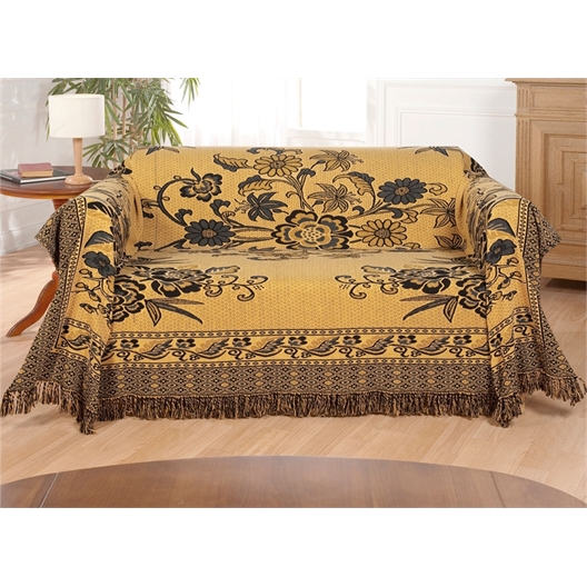 Jeté de canapé réversible