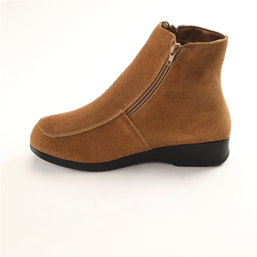 Bottines Femme Noir, Taille 36, Imitation Cuir, Fermeture éclair, Antidérapant