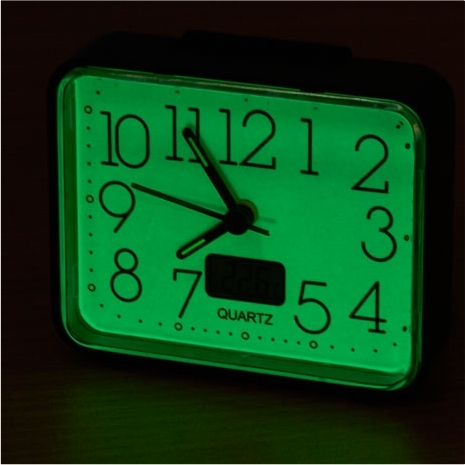 Réveil phosphorescent grands chiffres