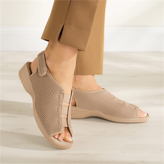 Sandales confort Saya marine ou beige