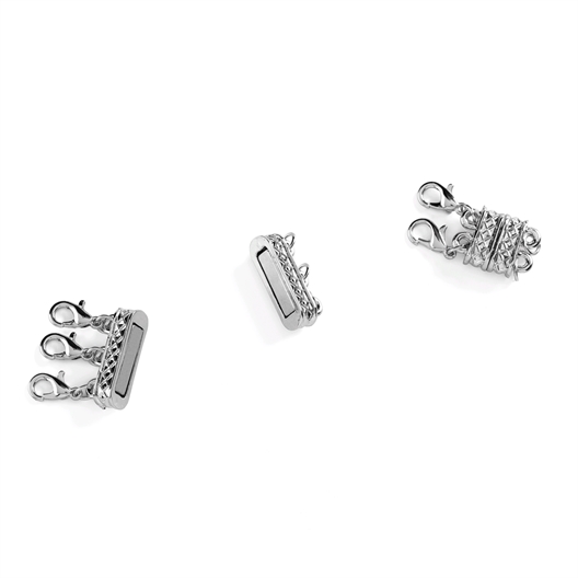 Lot de 2 extenseurs de collier magnétique argenté ou doré