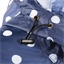 Poncho de pluie zippé Bleu