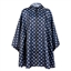 Poncho de pluie zippé Bleu