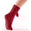 Chaussettes tricot antiglisse Bordeaux - taille 38/39