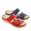 Mules détails Fleurs Mala Marine - taille 36