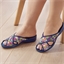 Mules Maddy Imprimé marine - taille 38