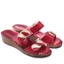 Mules fantaisie cousue Maïwen Rouge - taille 39