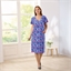 Robe poches plaquées coton Imprimée - taille M