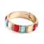 Bracelet coloris doré fantaisie pierres