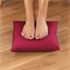 Coussin vibrant "Touch" rouge