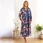 Robe de chambre matelassée marine