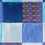 Couvre lit patchwork : bleu ou orange
