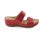 Mules ajourées Mahée Rouge - taille 38
