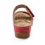Mules ajourées Mahée Rouge - taille 38