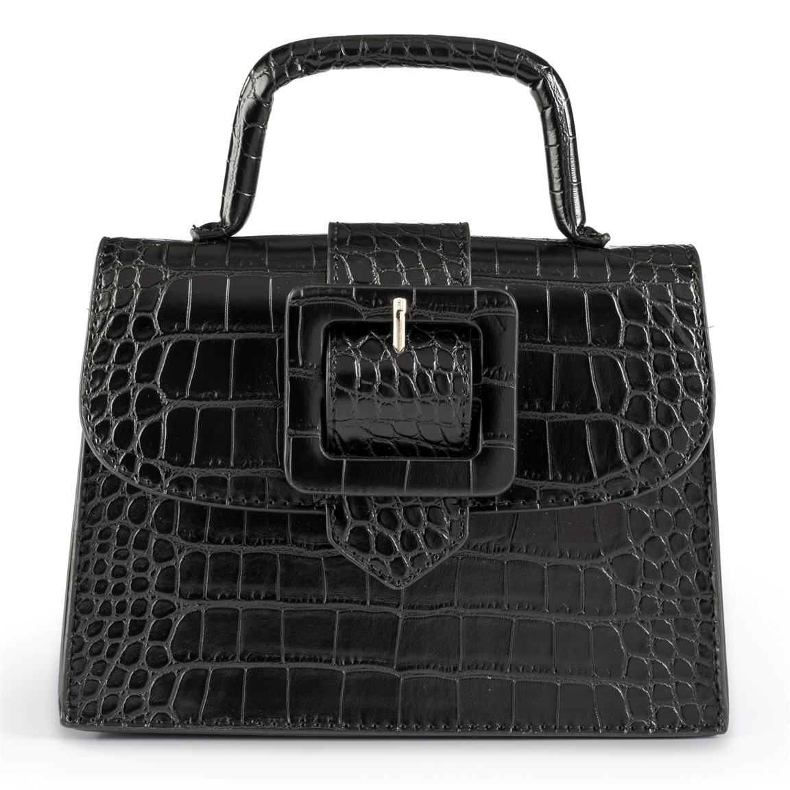 Mini sac effet croco Beige Confort Vie