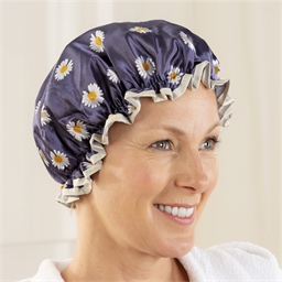 Lot de 2 bonnets de bain satinés