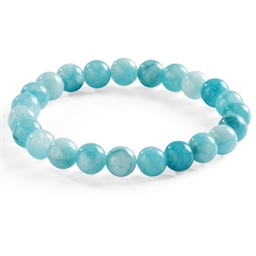 Bracelet pierre naturelle quartz bleu