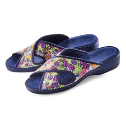 Mules Maddy Imprimé marine - taille 36