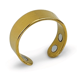 Bague ajustée magnétique Coloris doré