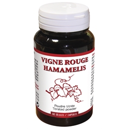 Gélules vigne rouge hamamélis
