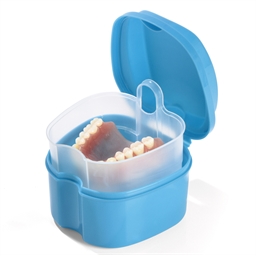 Boîte À Dentier Boîtier de retenue portable Boîte de nettoyage pour